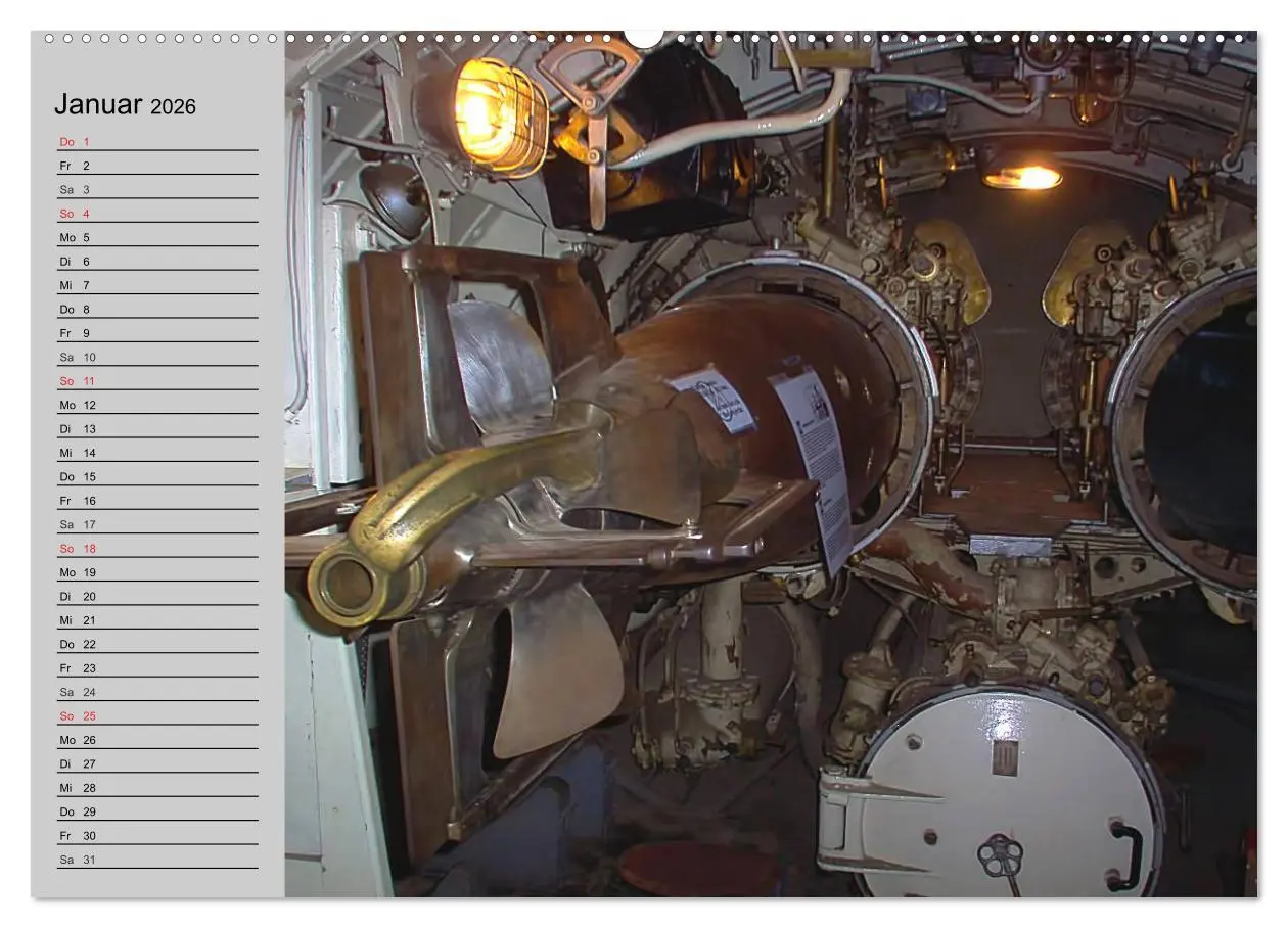 Bild: 9783457991466 | U-Boote. Militärische Ungetüme (Wandkalender 2026 DIN A2 quer),...