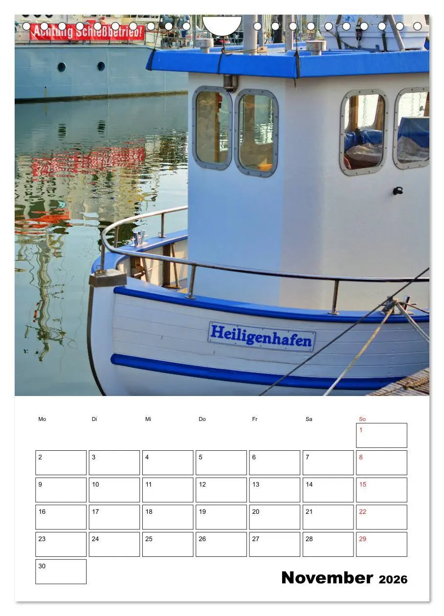Bild: 9783516391466 | Marina Heiligenhafen (Wandkalender 2026 DIN A4 hoch), CALVENDO...