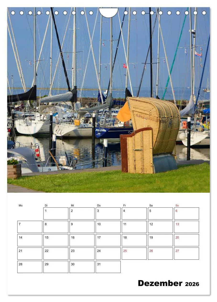 Bild: 9783516391466 | Marina Heiligenhafen (Wandkalender 2026 DIN A4 hoch), CALVENDO...