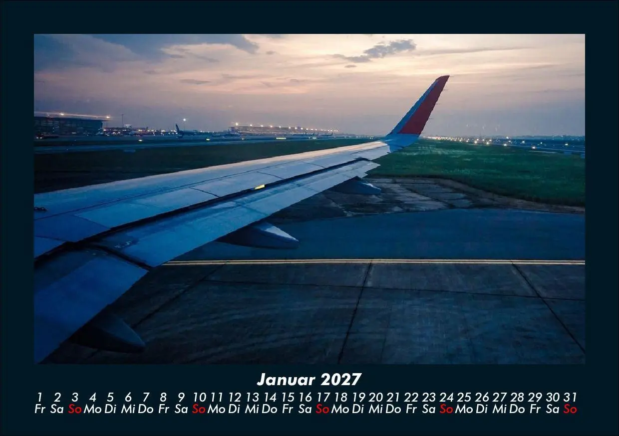 Bild: 9783695421466 | Flugzeuge 2027 Fotokalender DIN A5 | Tobias Schmitt (u. a.) | Kalender