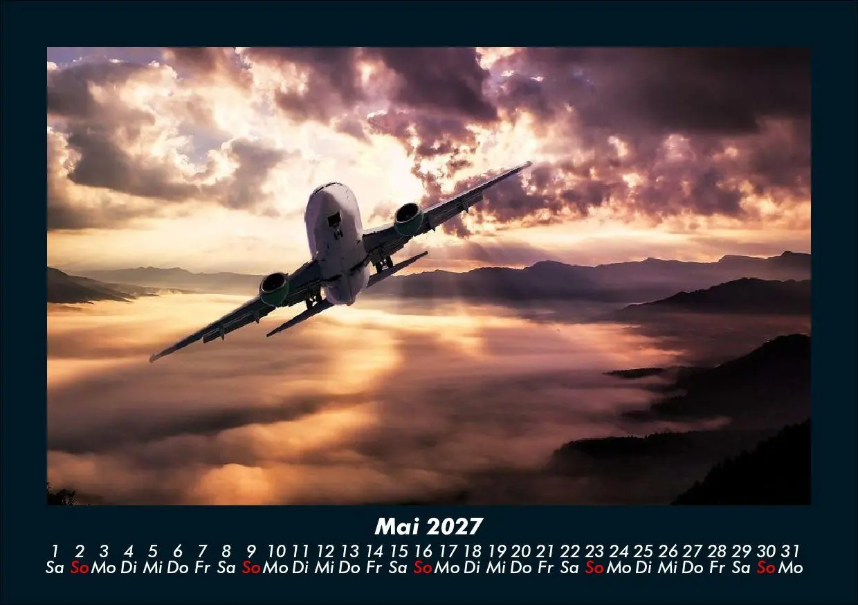 Bild: 9783695421466 | Flugzeuge 2027 Fotokalender DIN A5 | Tobias Schmitt (u. a.) | Kalender
