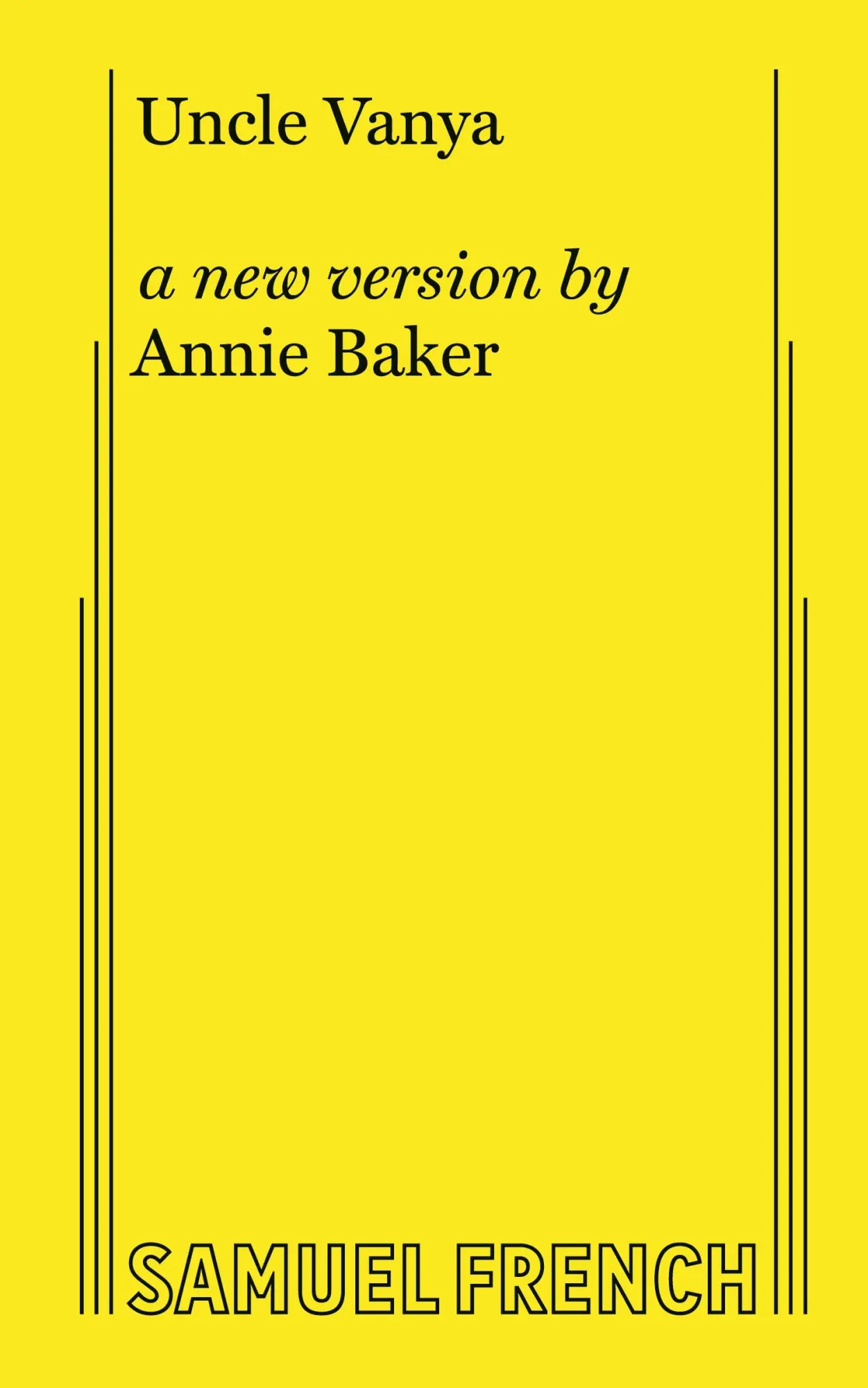 Cover: 9780573701566 | Uncle Vanya | Annie Baker | Taschenbuch | Englisch | 2015