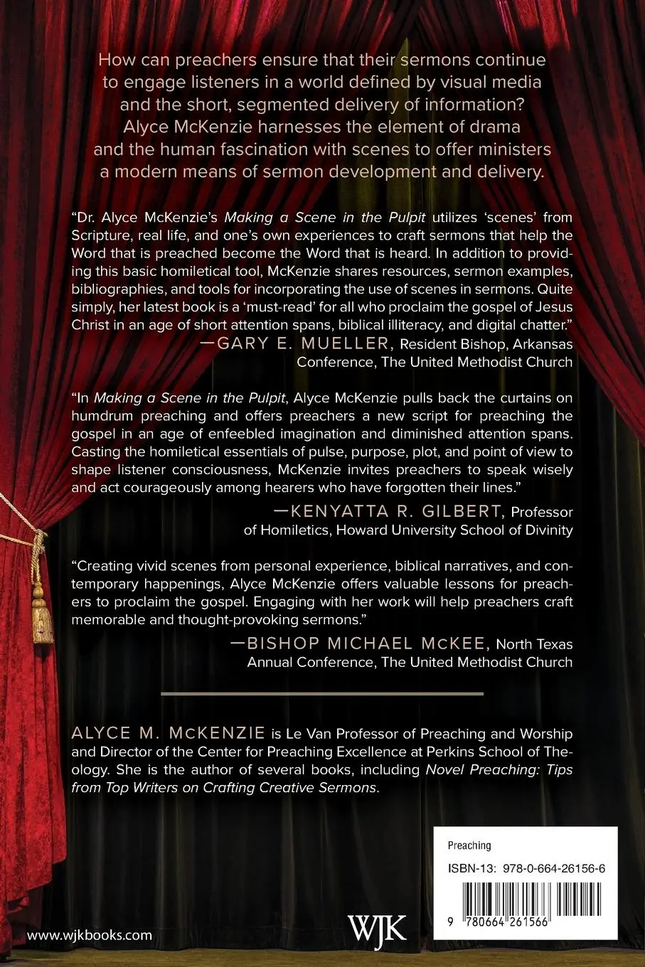 Rückseite: 9780664261566 | Making a Scene in the Pulpit | Alyce M. Mckenzie | Taschenbuch | 2018