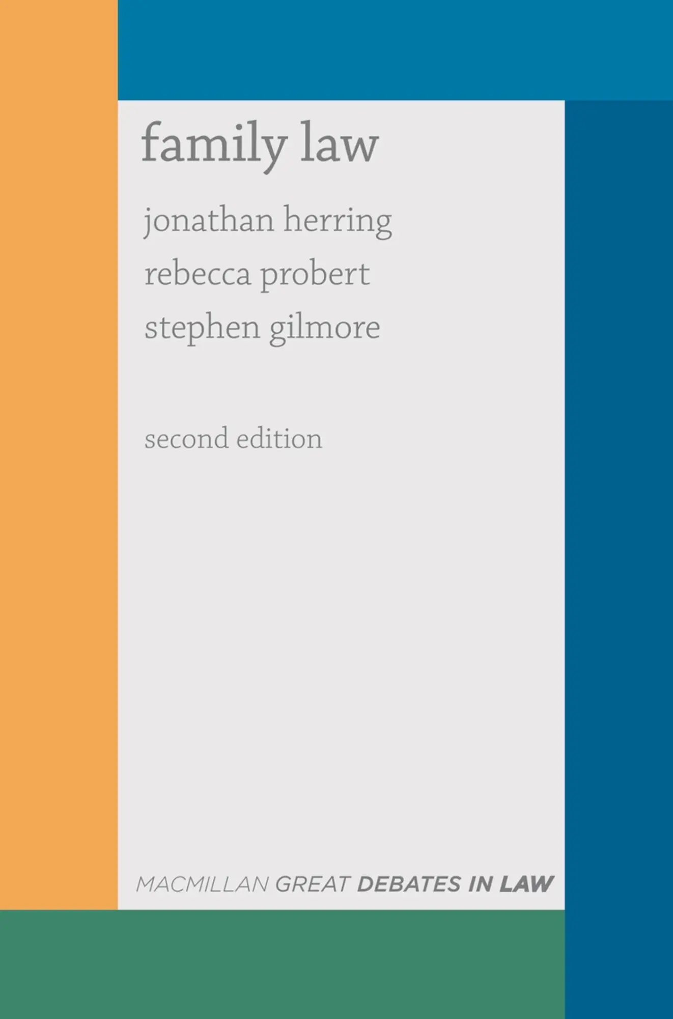 Cover: 9781137481566 | Great Debates in Family Law | Jonathan Herring (u. a.) | Taschenbuch