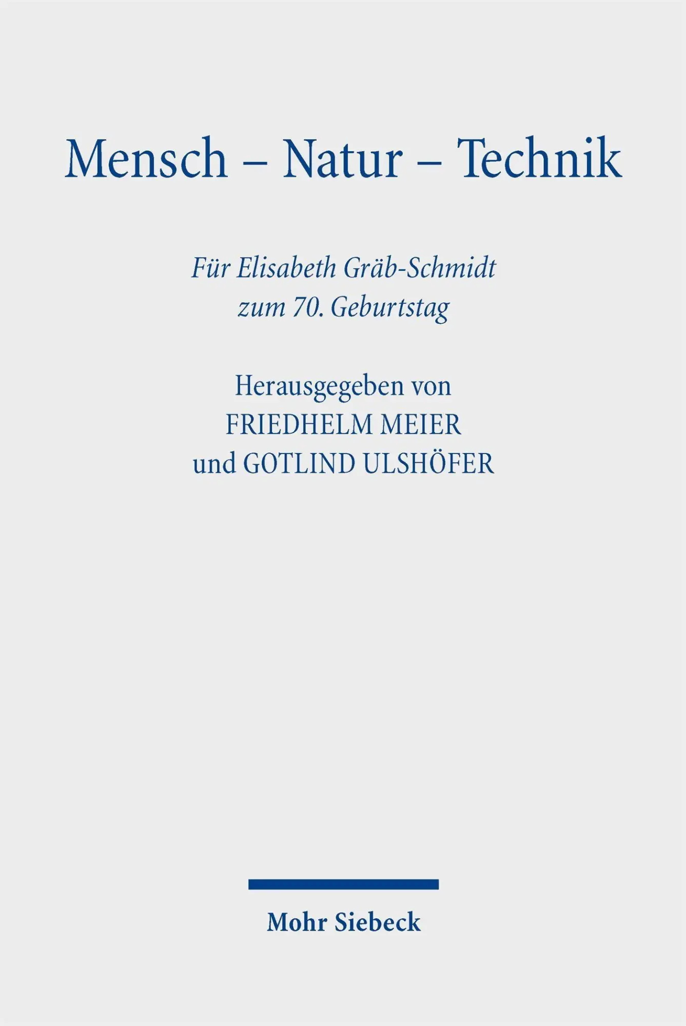 Mensch - Natur - Technik