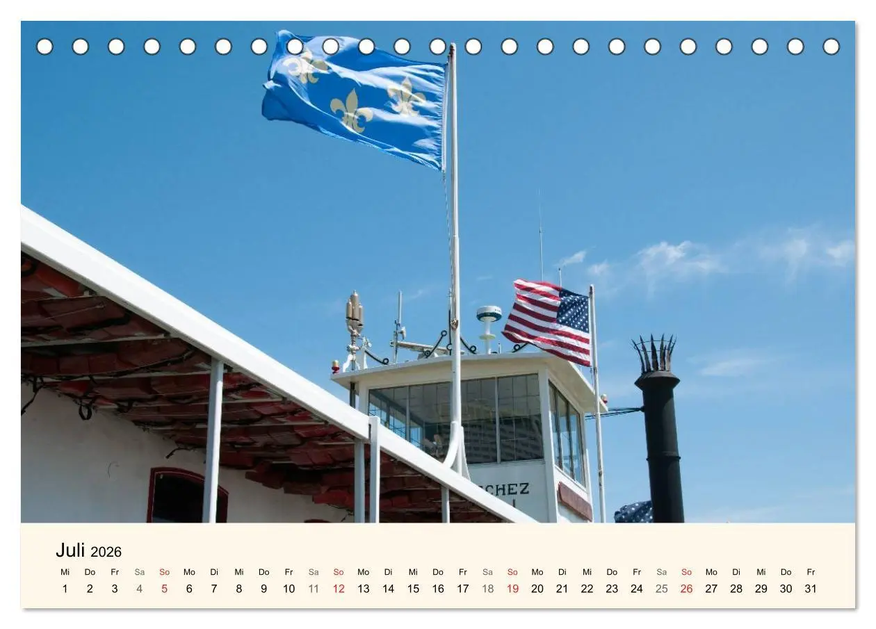 Bild: 9783516141566 | Sommer in New Orleans (Tischkalender 2026 DIN A5 quer), CALVENDO...