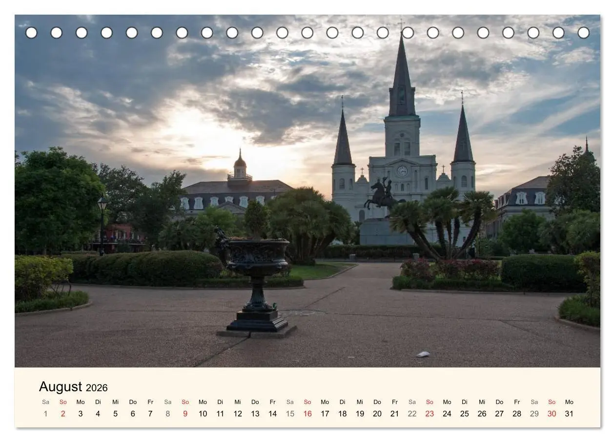 Bild: 9783516141566 | Sommer in New Orleans (Tischkalender 2026 DIN A5 quer), CALVENDO...