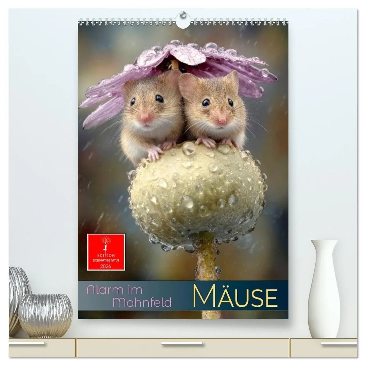 Cover: 9783516691566 | Mäuse - Alarm im Mohnfeld (hochwertiger Premium Wandkalender 2026...