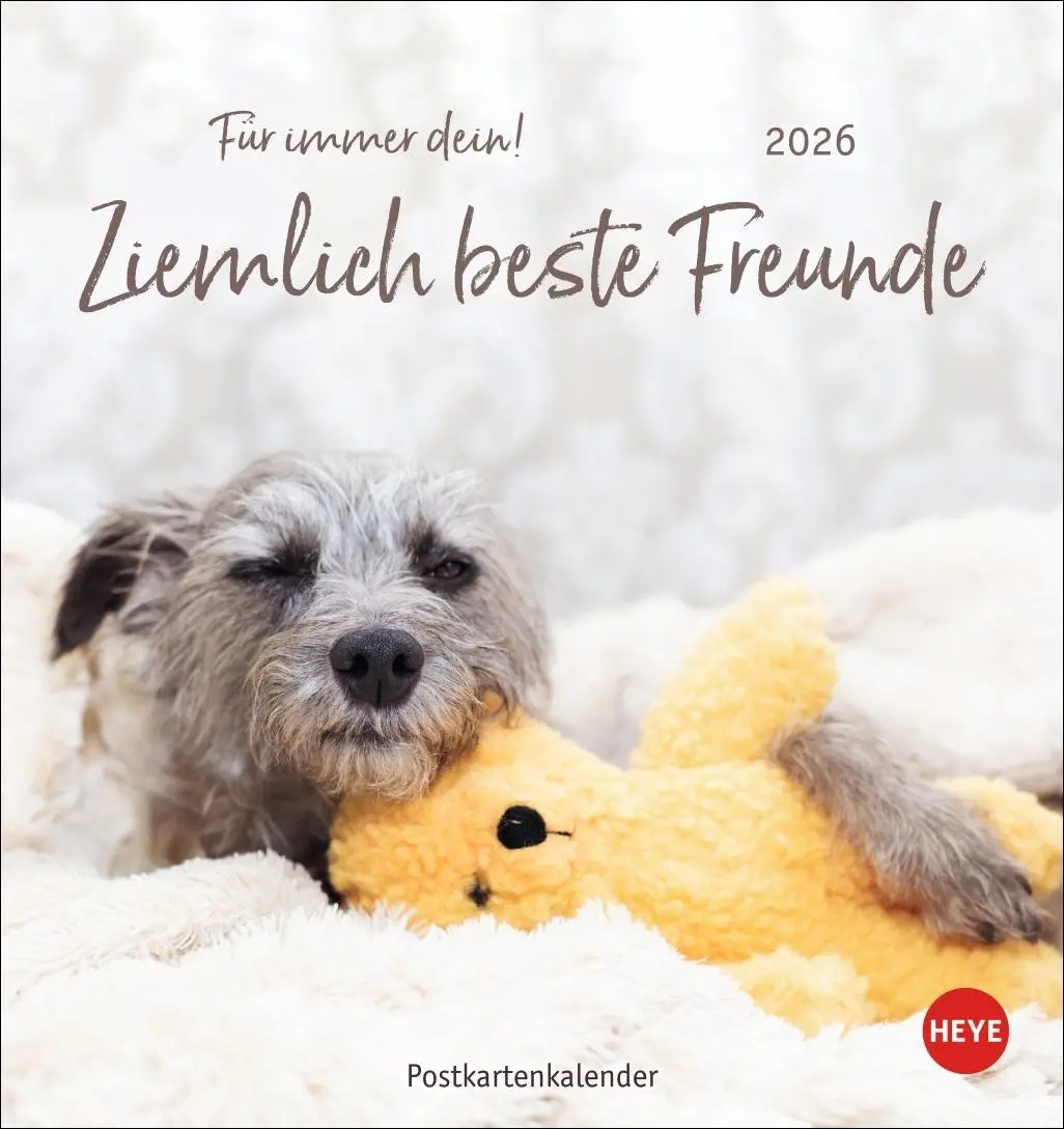 Cover: 9783756411566 | Ziemlich beste Freunde Postkartenkalender 2026 - Für immer dein | Heye
