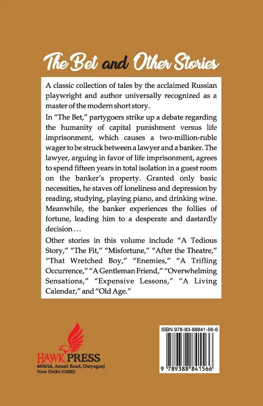 Rückseite: 9789388841566 | The Bet and the Other Stories | Anton Chekhov | Taschenbuch | Englisch