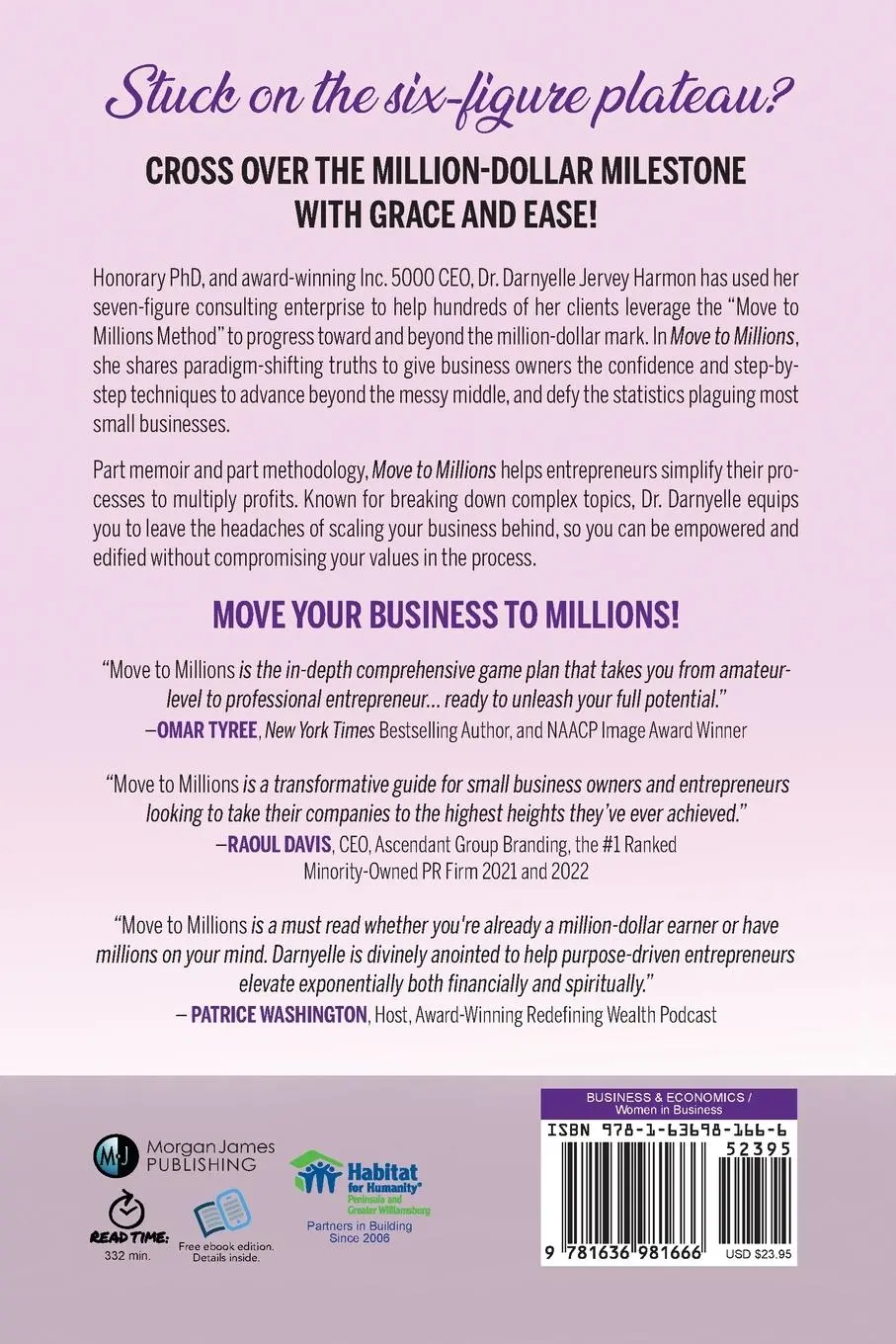 Rückseite: 9781636981666 | Move to Millions | Darnyelle Jervey Harmon | Taschenbuch | Englisch
