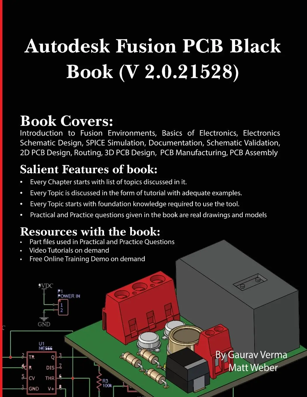 Cover: 9781774591666 | Autodesk Fusion PCB Black Book (2.0.21528) | Feb. 2025 | Verma (u. a.)
