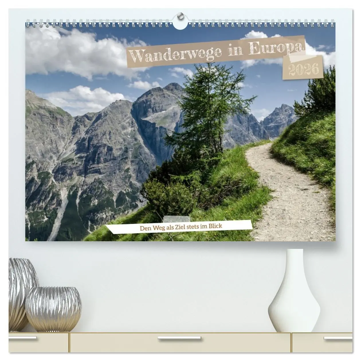 Cover: 9783457421666 | Wanderwege in Europa (hochwertiger Premium Wandkalender 2026 DIN A2...