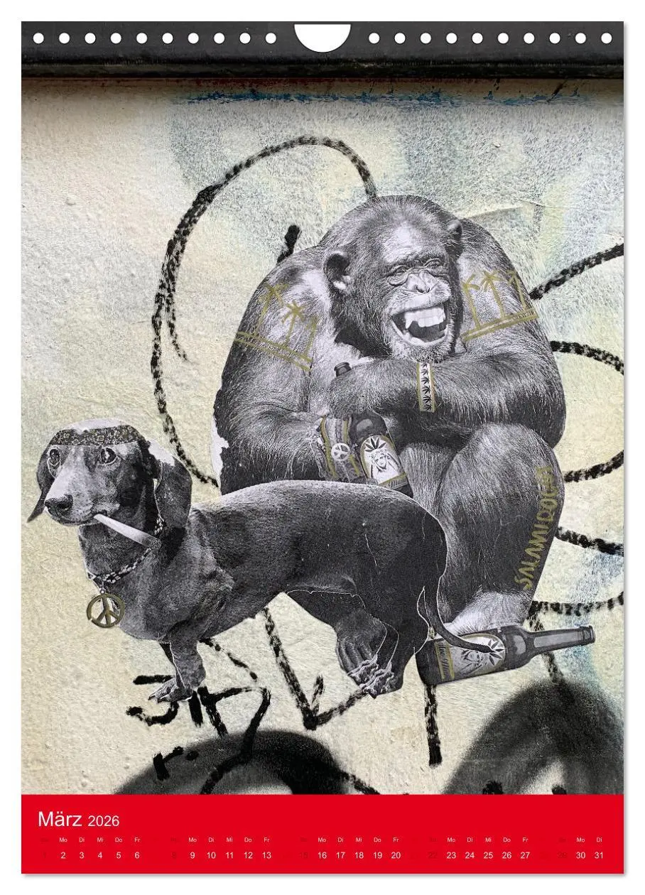 Bild: 9783516371666 | LOVE BERLIN - BUNTE WÄNDE (Wandkalender 2026 DIN A4 hoch), CALVENDO...
