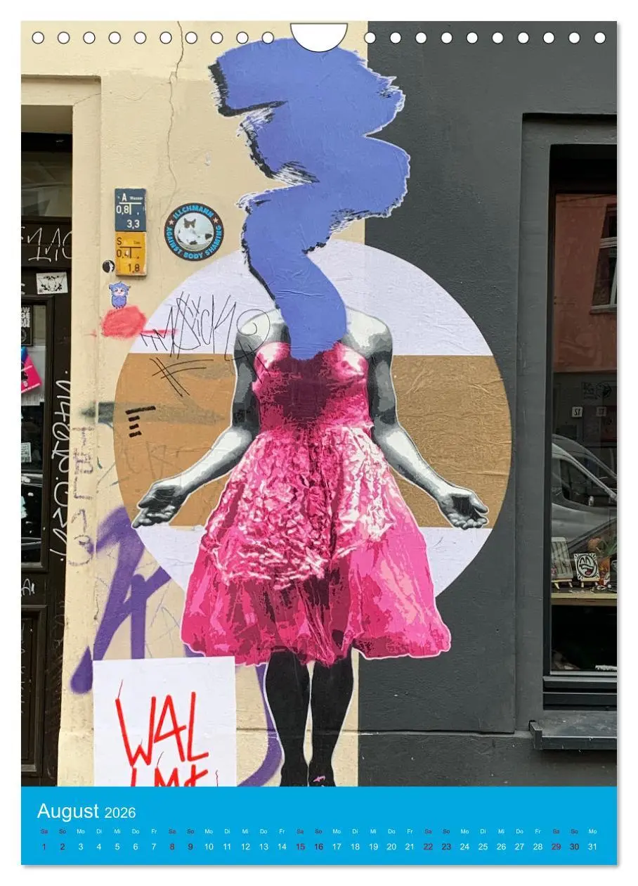 Bild: 9783516371666 | LOVE BERLIN - BUNTE WÄNDE (Wandkalender 2026 DIN A4 hoch), CALVENDO...