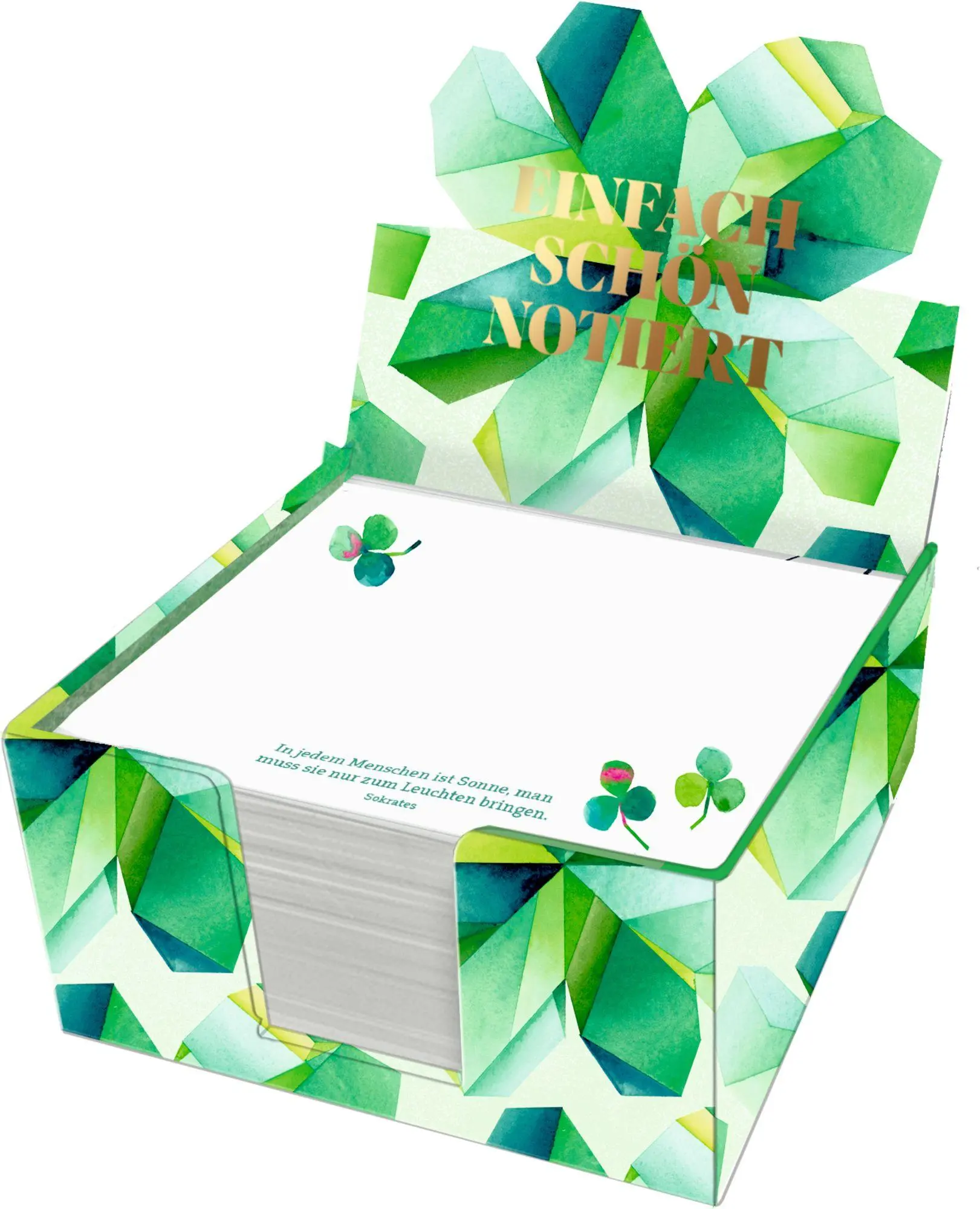 Cover: 4050003971766 | Zettelkästchen - All about green | Einfach schön notiert | Taschenbuch