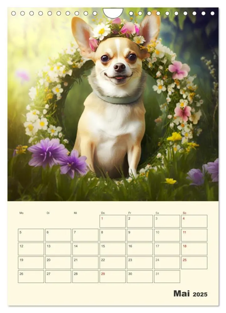 Bild: 9783435871766 | Witzige Chihuahuas. Glückliche Temperamentbündel (Wandkalender 2025...