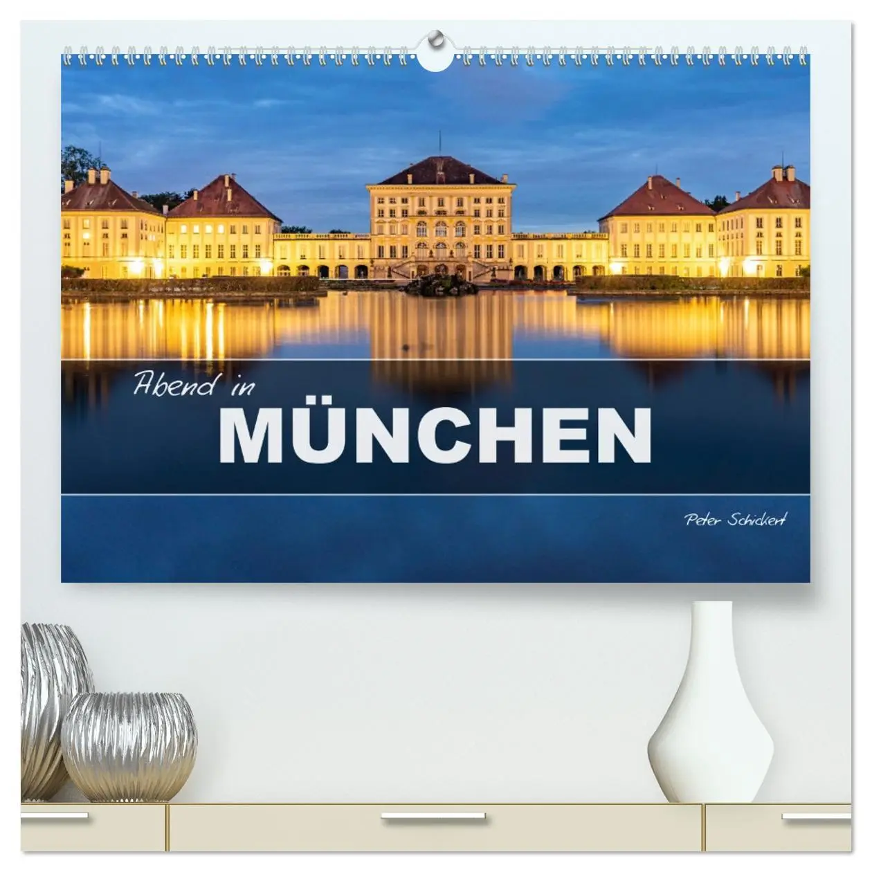 Cover: 9783457341766 | Abend in München (hochwertiger Premium Wandkalender 2026 DIN A2...
