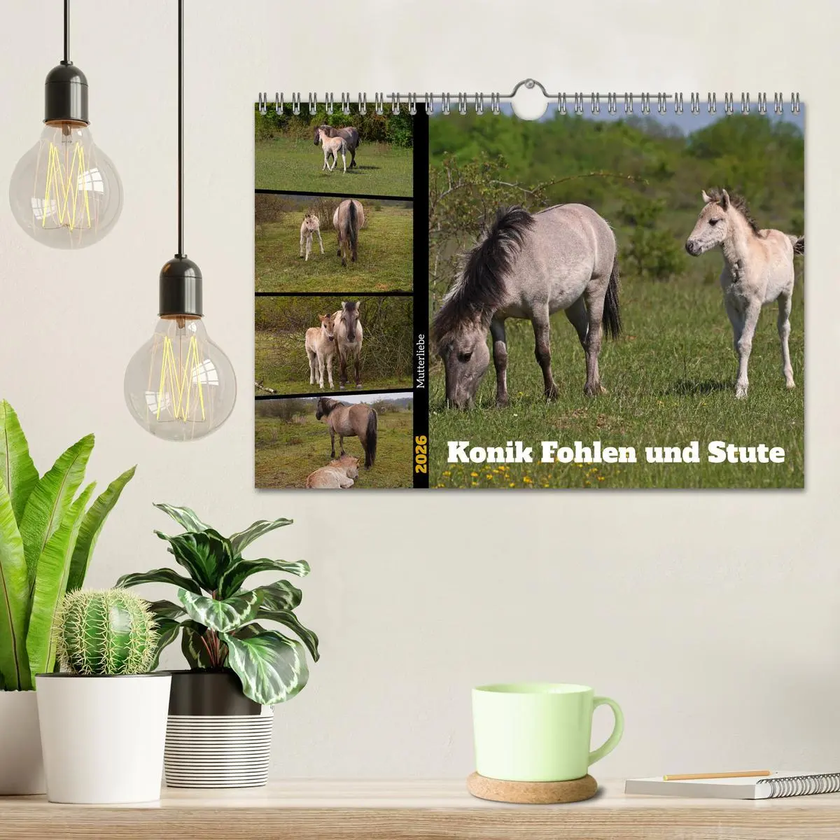 Bild: 9783457581766 | Mutterliebe - Konik Fohlen und Stute (Wandkalender 2026 DIN A4...