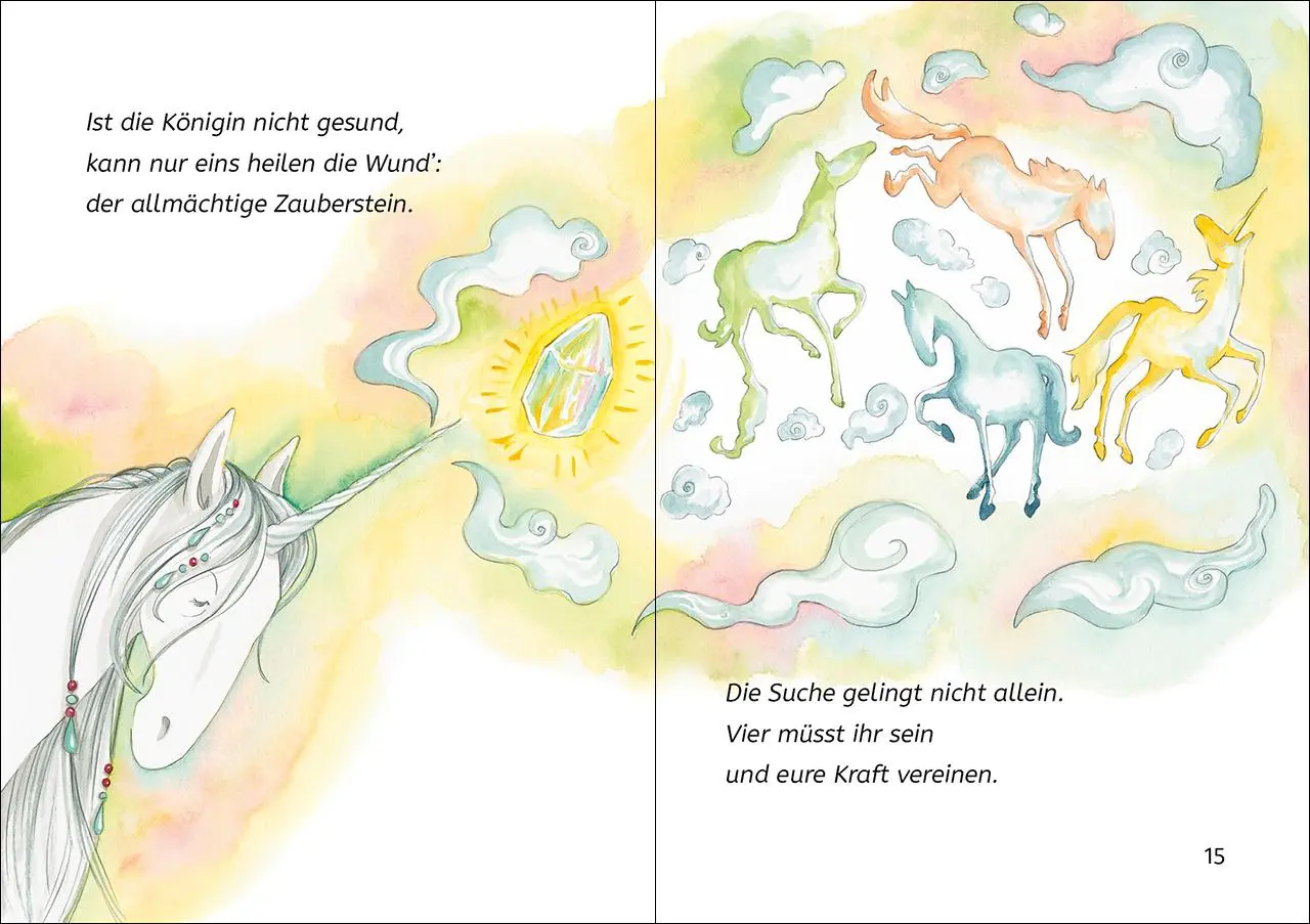 Bild: 9783743211766 | Leselöwen 1. Klasse - Die Insel der magischen Pferde | Amelie Benn