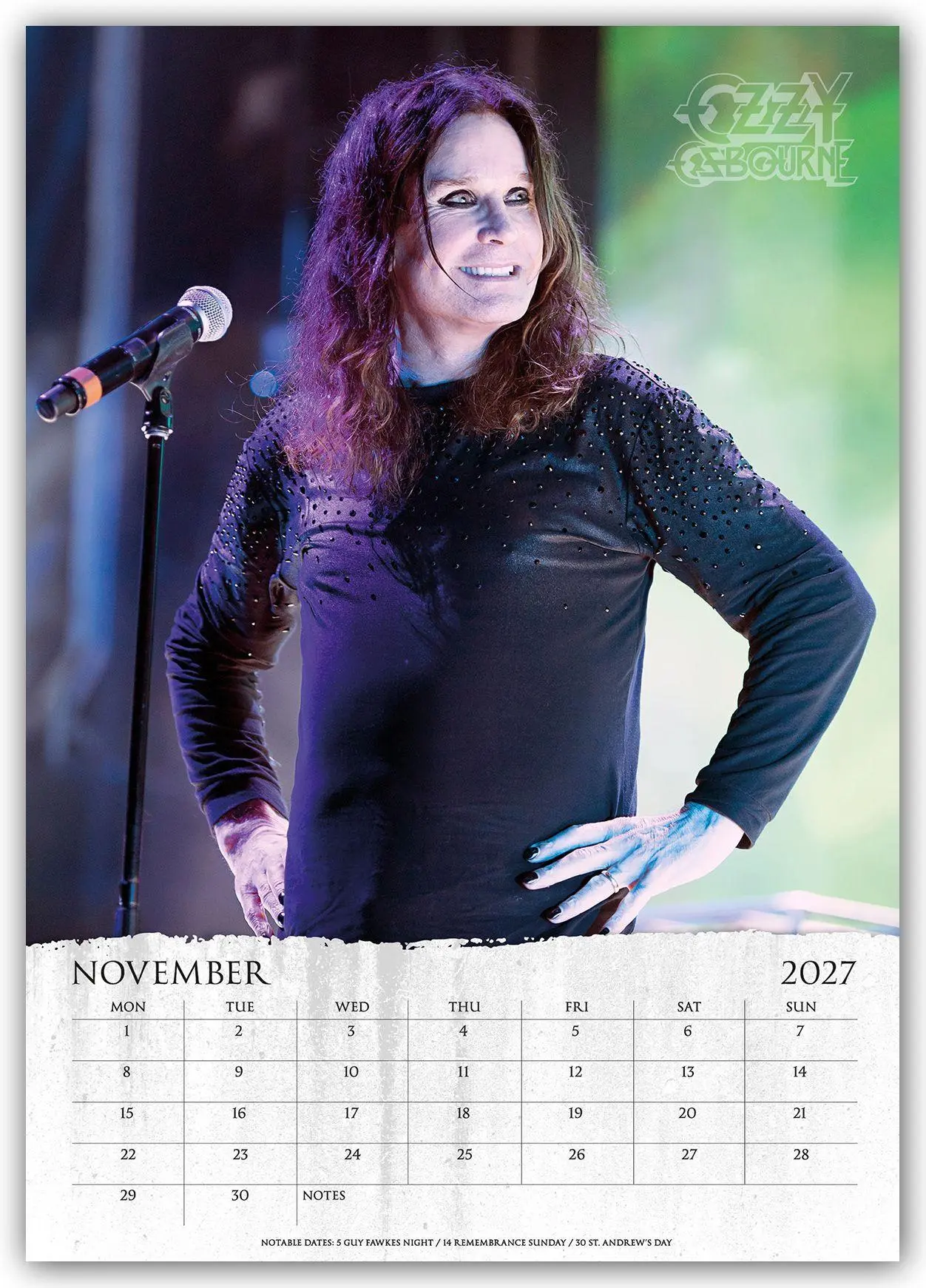 Bild: 9783803531766 | Ozzy Osbourne 2027 - A3-Posterkalender | Kalender | Wall-Kalender