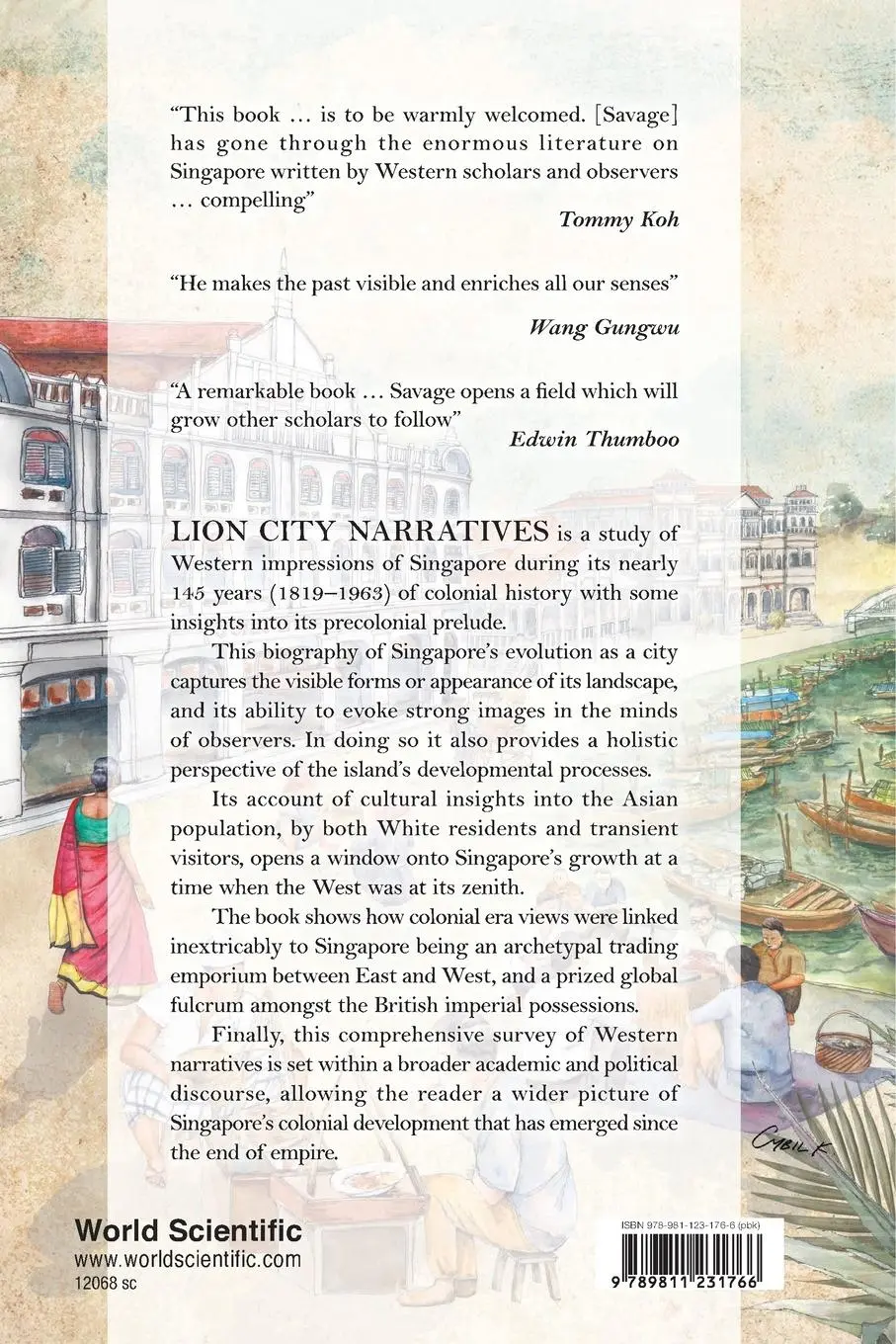 Rückseite: 9789811231766 | LION CITY NARRATIVES | SINGAPORE THROUGH WESTERN EYES | R | Buch