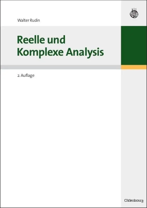 Cover: 9783486591866 | Reelle und Komplexe Analysis | Walter Rudin | Taschenbuch | XIV | 2009