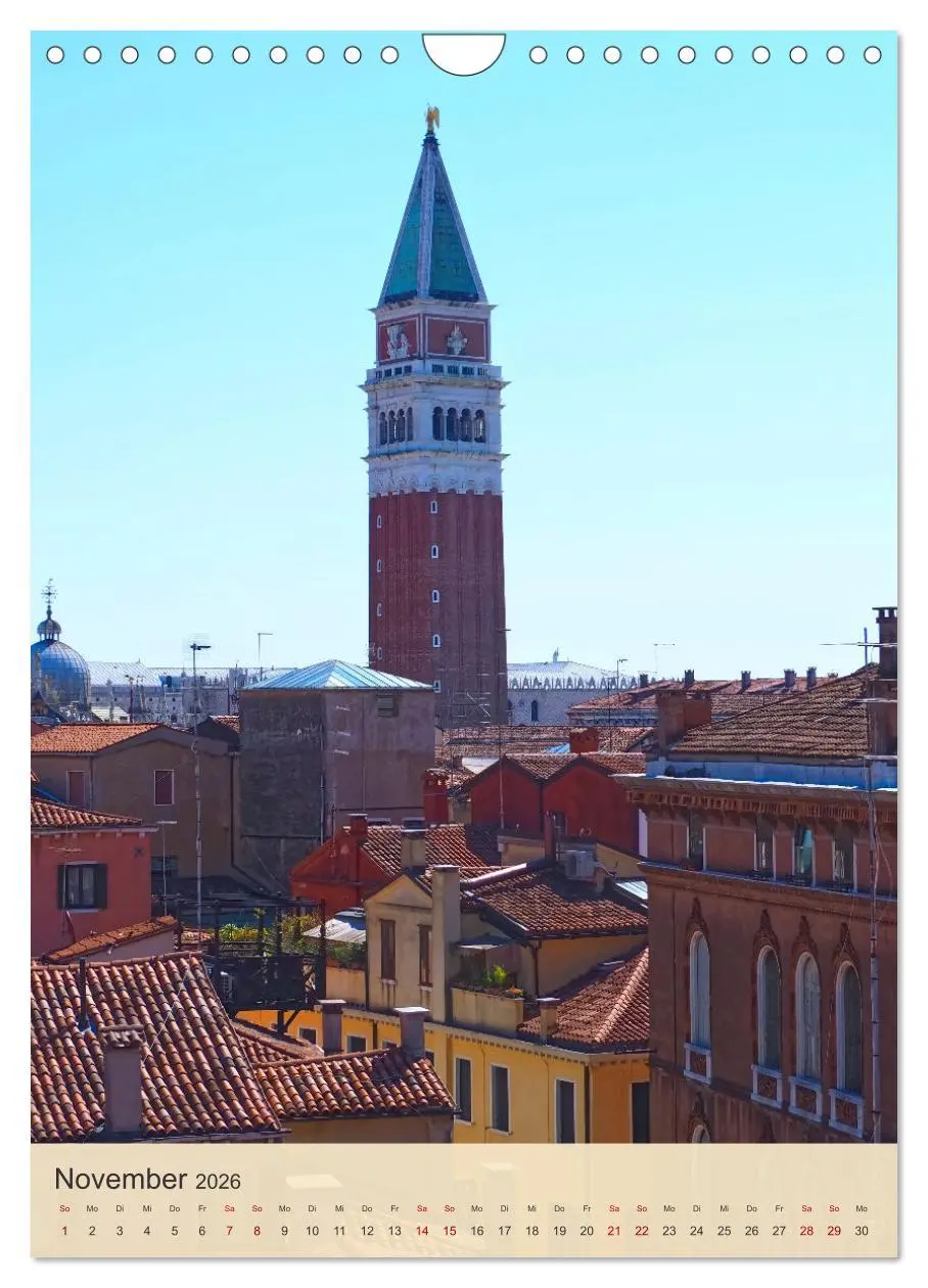 Bild: 9783516351866 | Für immer Dein Venedig (Wandkalender 2026 DIN A4 hoch), CALVENDO...