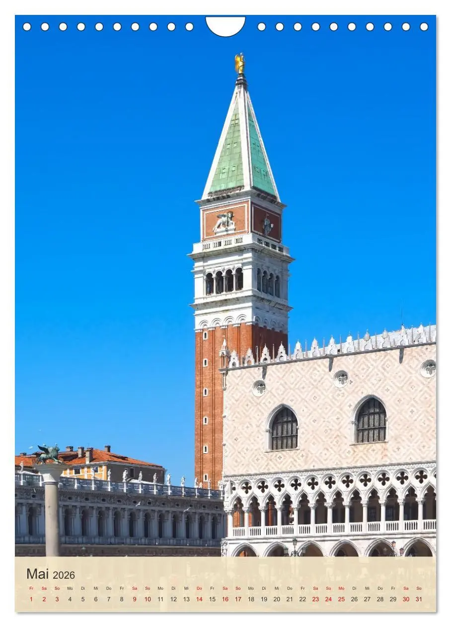 Bild: 9783516351866 | Für immer Dein Venedig (Wandkalender 2026 DIN A4 hoch), CALVENDO...