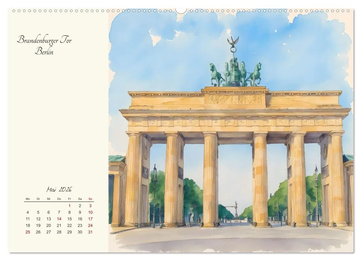 Bild: 9783516731866 | Historische Deutsche Wahrzeichen (Wandkalender 2026 DIN A2 quer),...