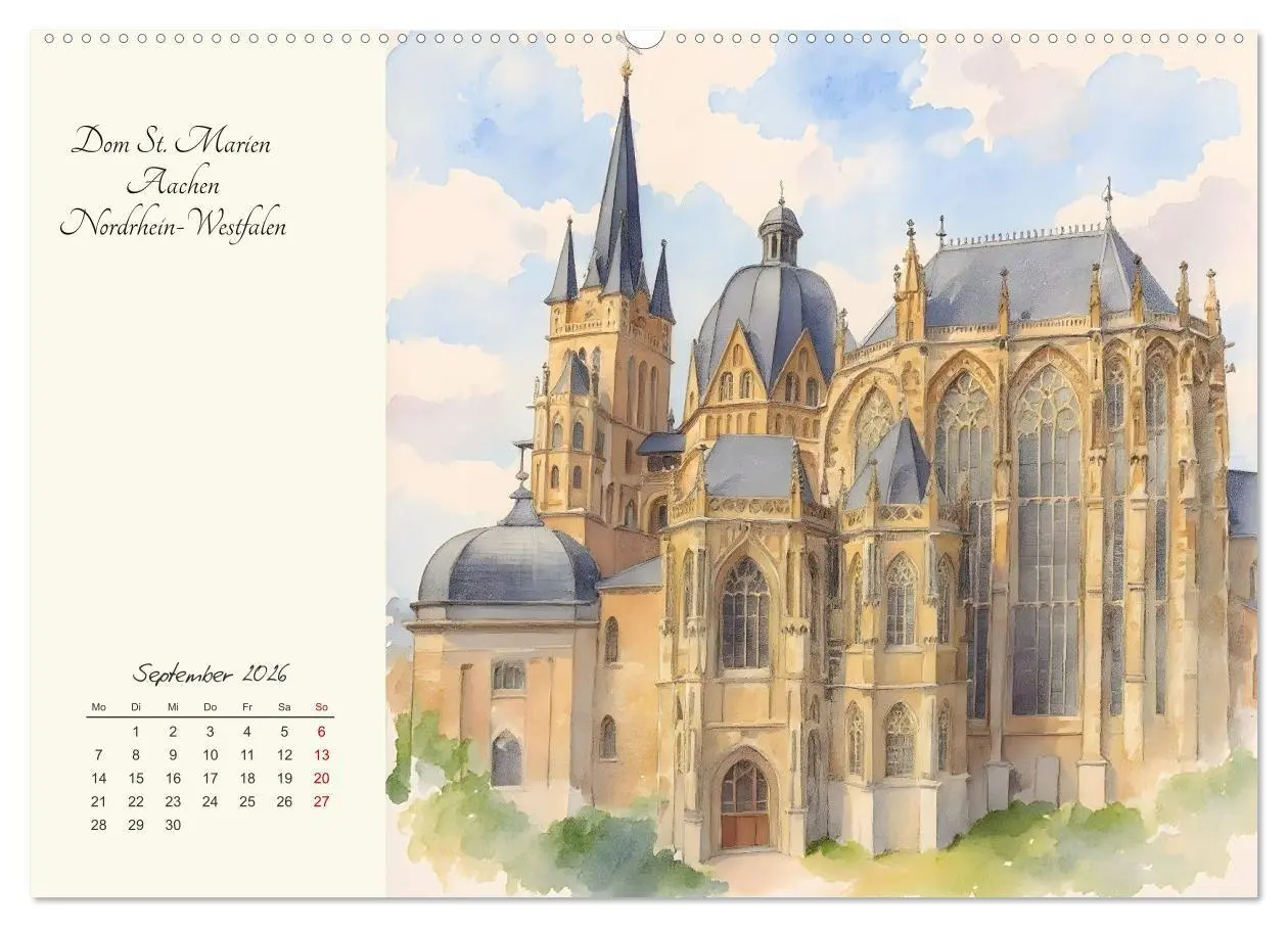 Bild: 9783516731866 | Historische Deutsche Wahrzeichen (Wandkalender 2026 DIN A2 quer),...