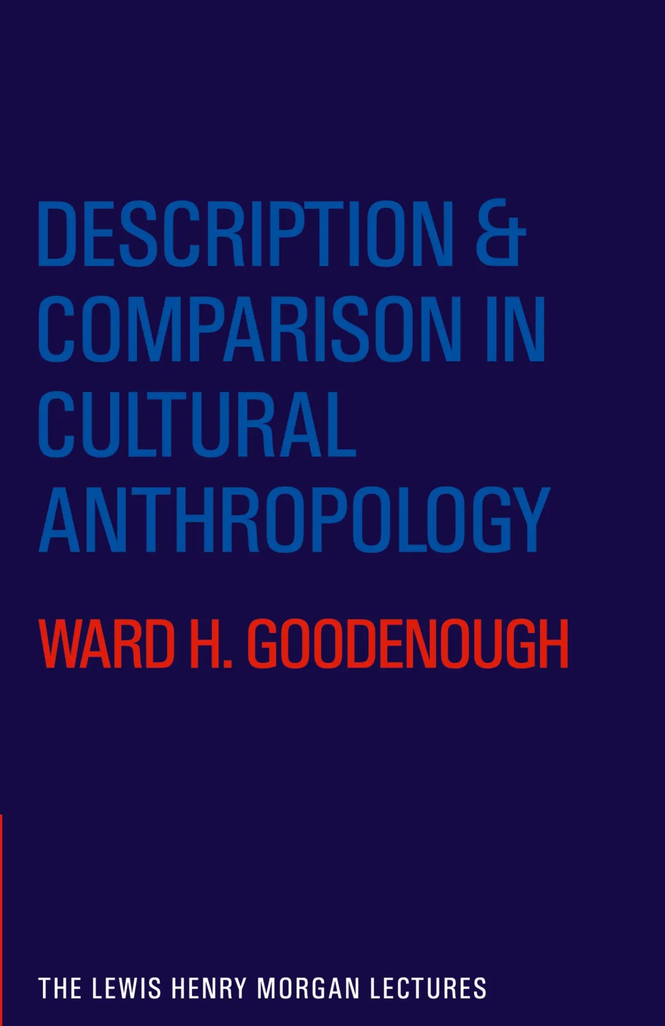 Cover: 9780521281966 | Description and Comparison in Cultural Anthropology | Taschenbuch