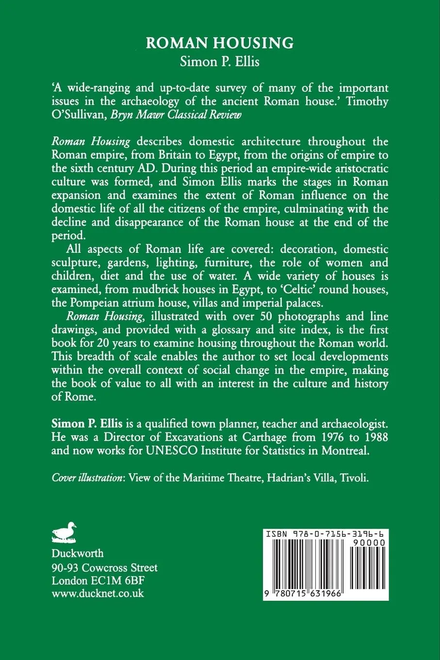 Rückseite: 9780715631966 | Roman Housing | Simon P. Ellis | Taschenbuch | Englisch | 2013