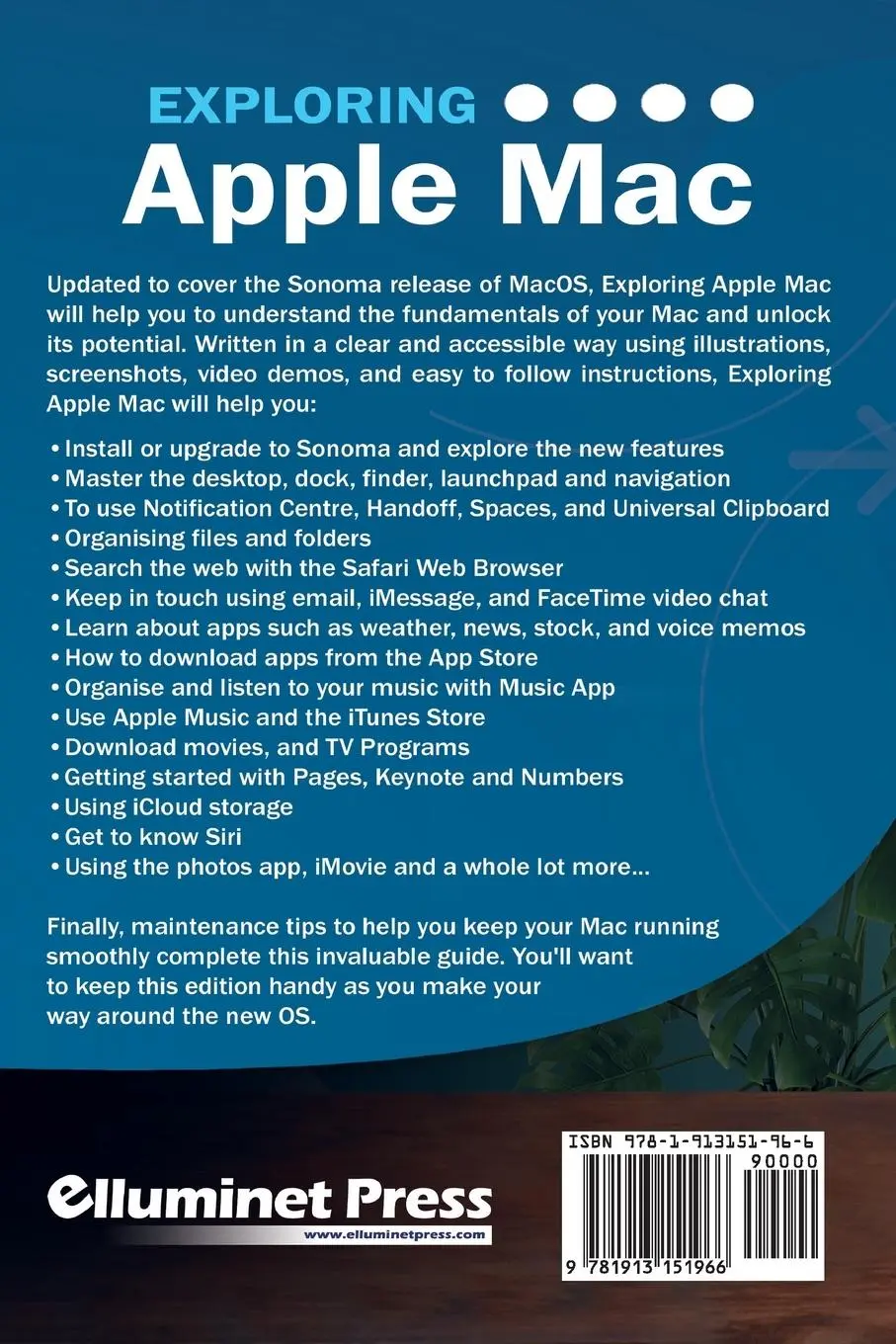 Rückseite: 9781913151966 | Exploring Apple Mac - Sonoma Edition | Kevin Wilson | Taschenbuch