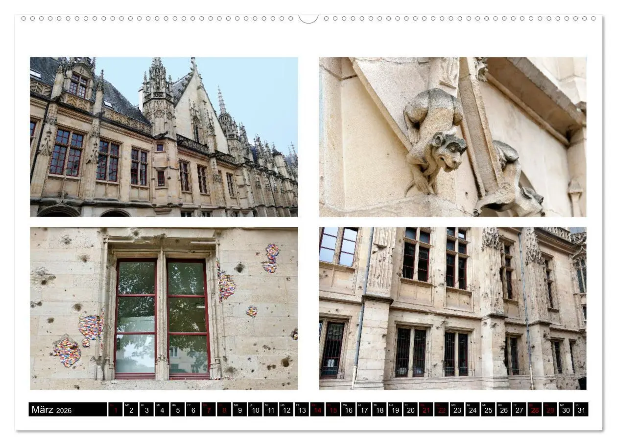 Bild: 9783457321966 | Rouen entdecken (Wandkalender 2026 DIN A2 quer), CALVENDO...