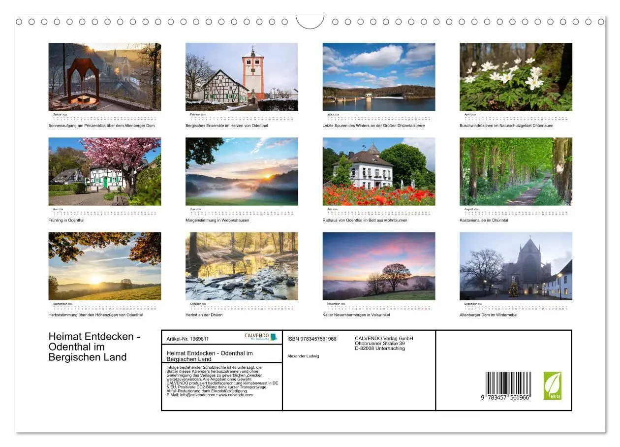 Bild: 9783457561966 | Heimat Entdecken - Odenthal im Bergischen Land (Wandkalender 2026...