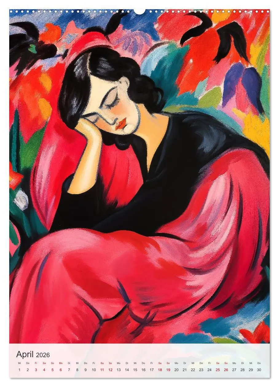 Bild: 9783457941966 | EXPRESSIONISMUS Neu Erleben Ein KI-Kunstkalender (hochwertiger...