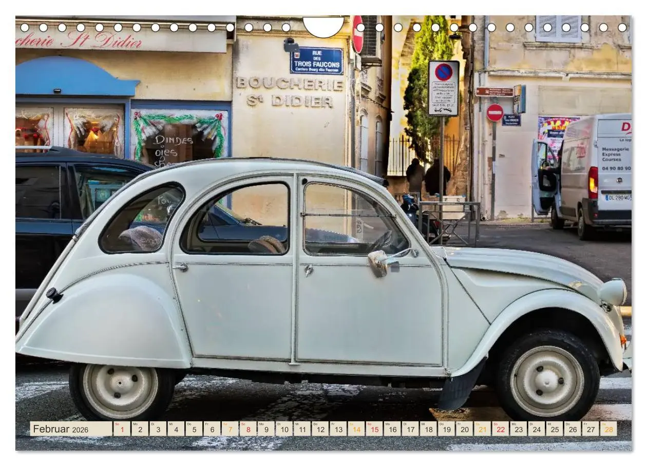 Bild: 9783516031966 | Citroën 2CV - die Ente (Wandkalender 2026 DIN A4 quer), CALVENDO...