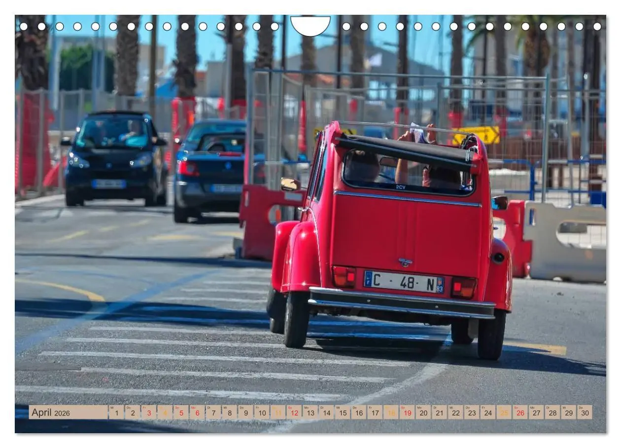 Bild: 9783516031966 | Citroën 2CV - die Ente (Wandkalender 2026 DIN A4 quer), CALVENDO...