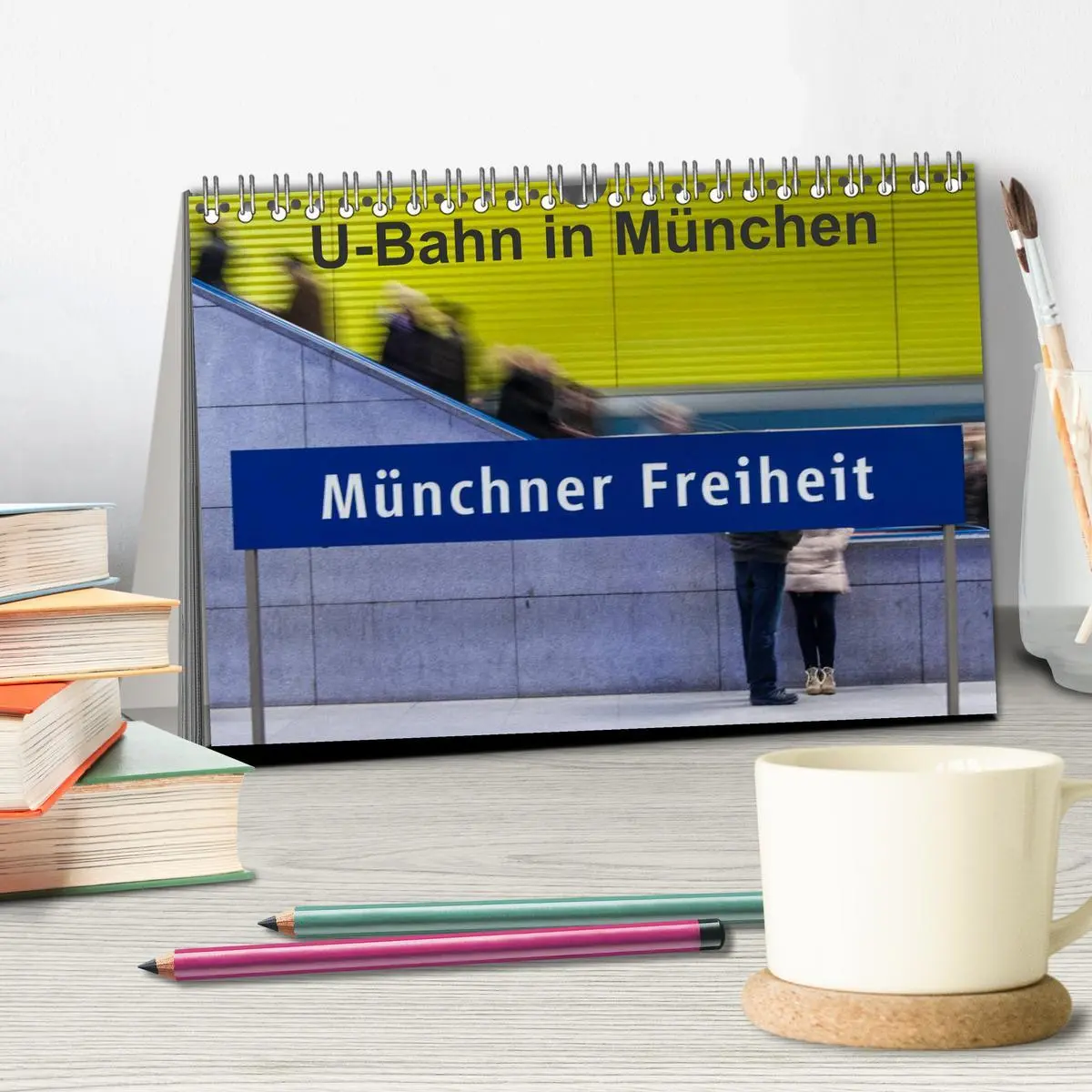 Bild: 9783516101966 | U-Bahn in München (Tischkalender 2026 DIN A5 quer), CALVENDO...