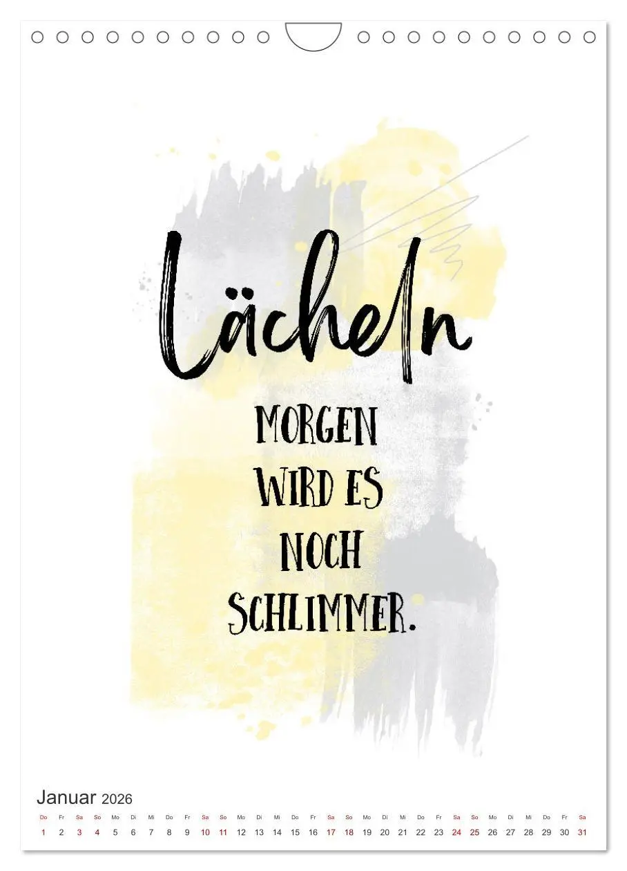 Bild: 9783516341966 | Mit Humor durch den Arbeitstag (Wandkalender 2026 DIN A4 hoch),...
