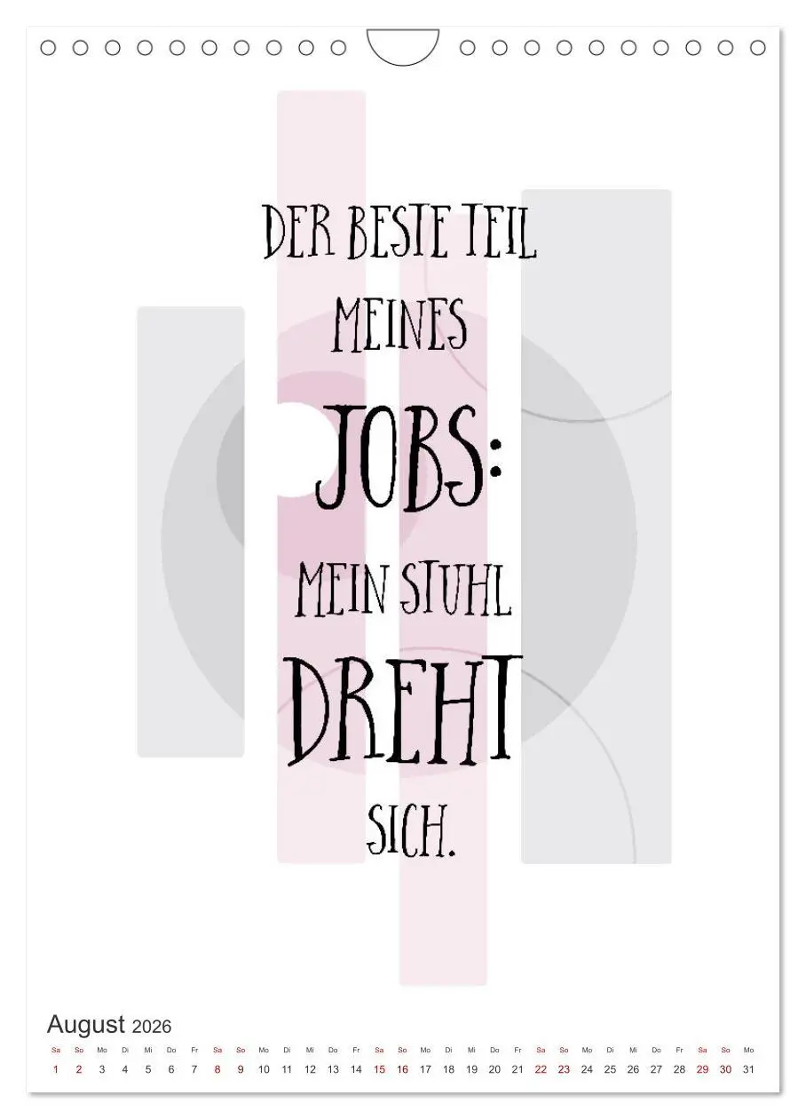 Bild: 9783516341966 | Mit Humor durch den Arbeitstag (Wandkalender 2026 DIN A4 hoch),...