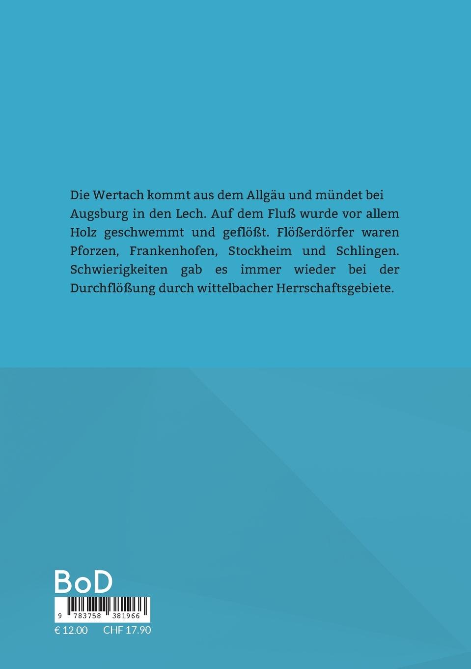 Rückseite: 9783758381966 | Flößerei auf der Wertach | Alois Epple | Taschenbuch | Paperback
