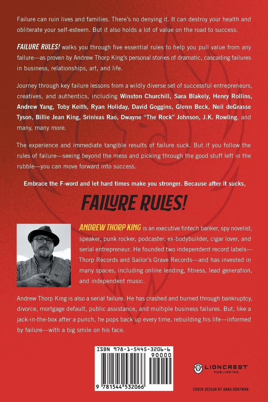 Rückseite: 9781544532066 | Failure Rules! | Andrew Thorp King | Taschenbuch | Englisch | 2022