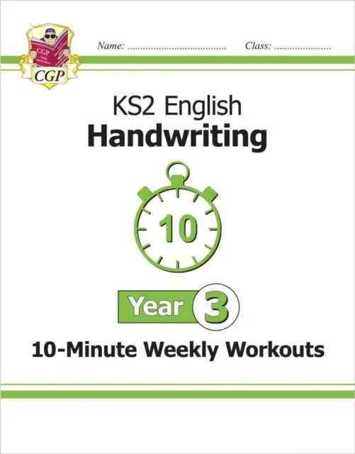 Cover: 9781837742066 | KS2 Year 3 English Handwriting 10-Minute Weekly Workouts | Cgp Books