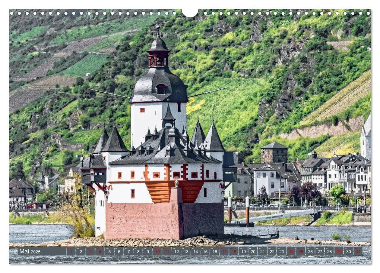 Bild: 9783435362066 | Burgen der Rheinromantik (Wandkalender 2025 DIN A3 quer), CALVENDO...