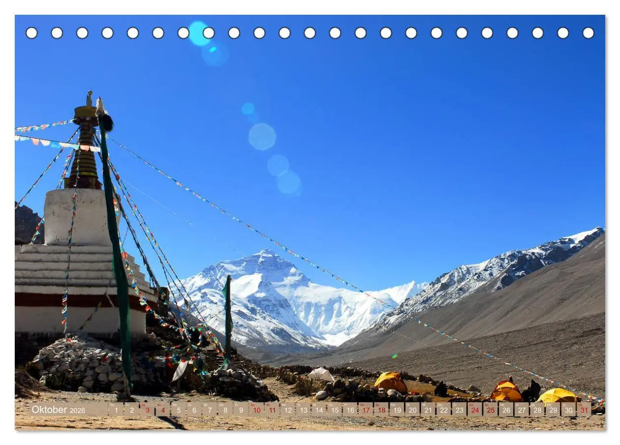 Bild: 9783457832066 | Tschörten, Architektur des Himalaya (Tischkalender 2026 DIN A5...