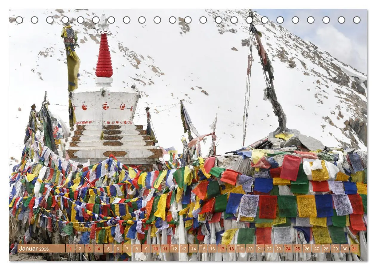 Bild: 9783457832066 | Tschörten, Architektur des Himalaya (Tischkalender 2026 DIN A5...