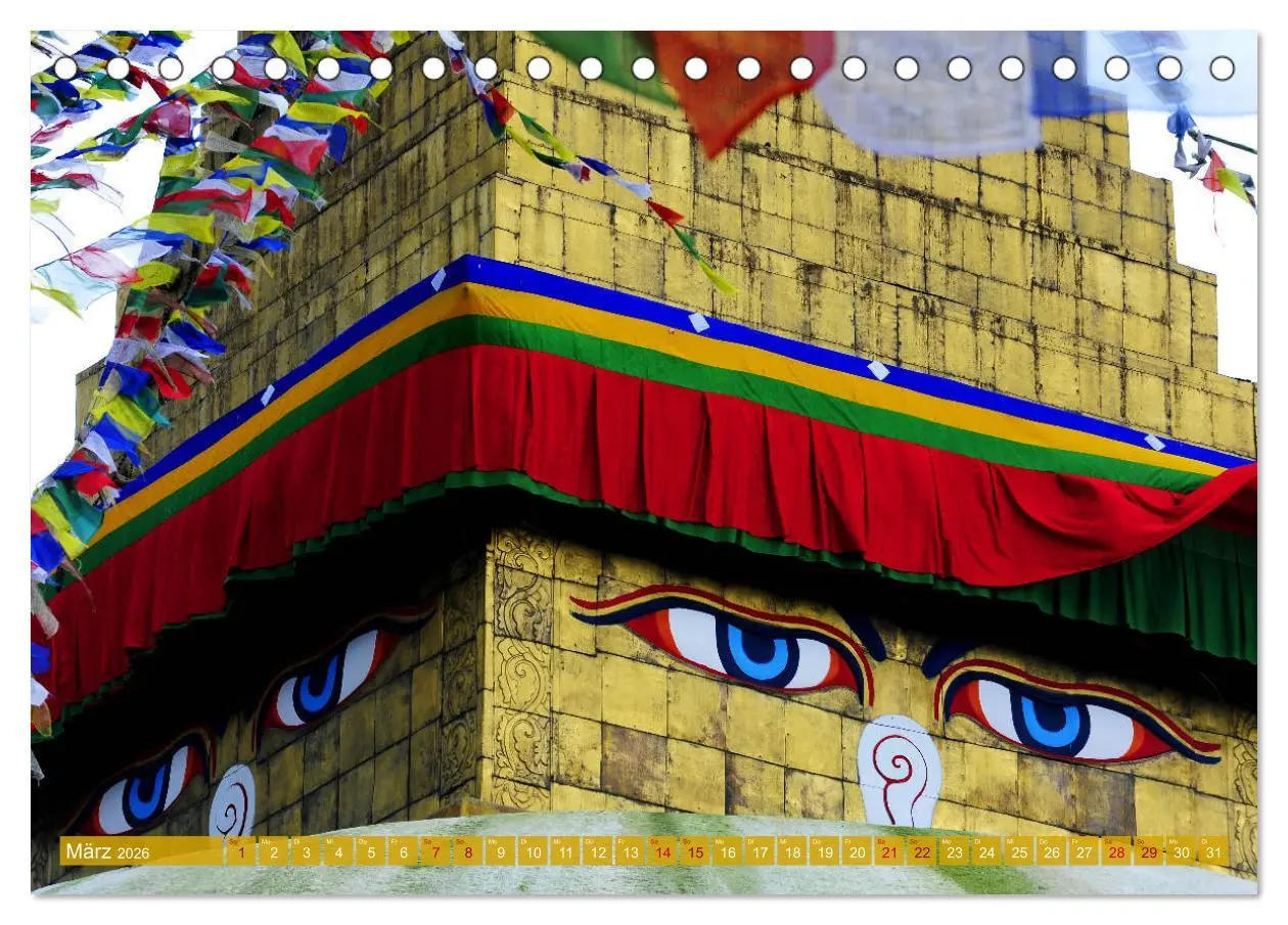 Bild: 9783457832066 | Tschörten, Architektur des Himalaya (Tischkalender 2026 DIN A5...