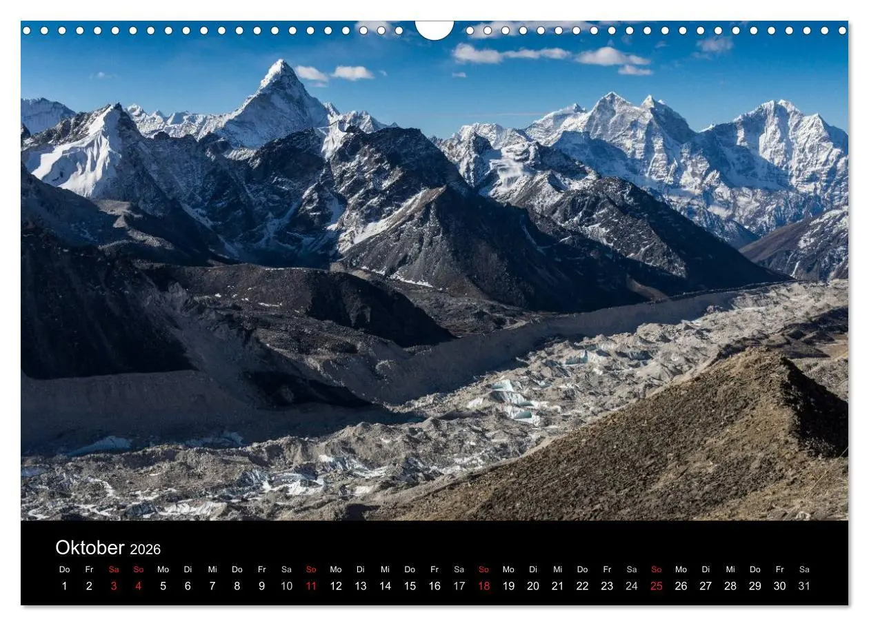 Bild: 9783516092066 | Himalaya - Dach der Welt (Wandkalender 2026 DIN A3 quer), CALVENDO...
